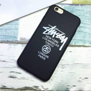 ステューシー(STUSSY)のSTUSSY iPhone7/8 ケース つや消しブラック 並行輸入品(iPhoneケース)