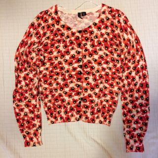 エイチアンドエム(H&M)のH&M 花柄カーディガン(カーディガン)