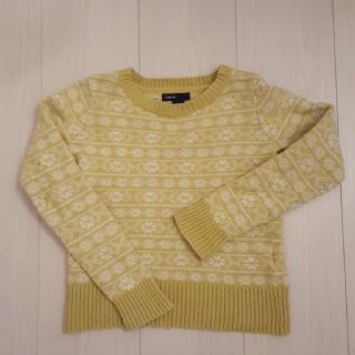 ギャップキッズ(GAP Kids)のGAP　GAPキッズ　ライトグリーンアーガイルニット120(ニット)