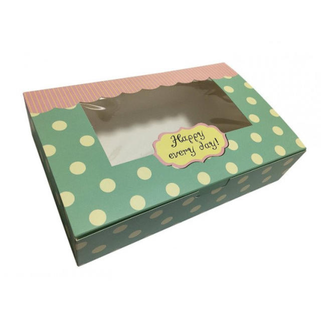 アイシングクッキー 箱 ケーキ ランチ ギフト Box ドット 15枚m の通販 By Takaちん S Shop ラクマ