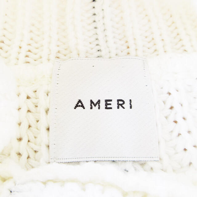 Ameri VINTAGE(アメリヴィンテージ)の美品 Ameri ニット ホワイト レディースのトップス(ニット/セーター)の商品写真