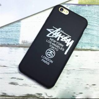 ステューシー(STUSSY)のSTUSSY iPhone7/8 ケース つや消しブラック 並行輸入品(iPhoneケース)