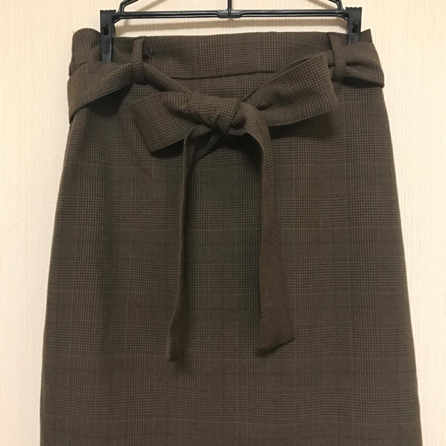 GU(ジーユー)のグレンチェック タイトスカート レディースのスカート(ひざ丈スカート)の商品写真