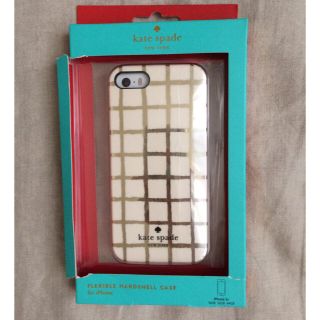 ケイトスペードニューヨーク(kate spade new york)の新品未使用 ケイトスペード iPhoneケース SE  5S 5 対応 正規品(iPhoneケース)