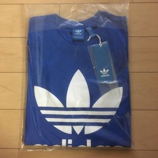 アディダス(adidas)のアディダス オリジナルス Tシャツ Lサイズ ブルー(Tシャツ/カットソー(半袖/袖なし))