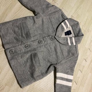 ベビーギャップ(babyGAP)の値下げ 美品 ベビーギャップ スウェット カーディガン 80サイズ(カーディガン/ボレロ)