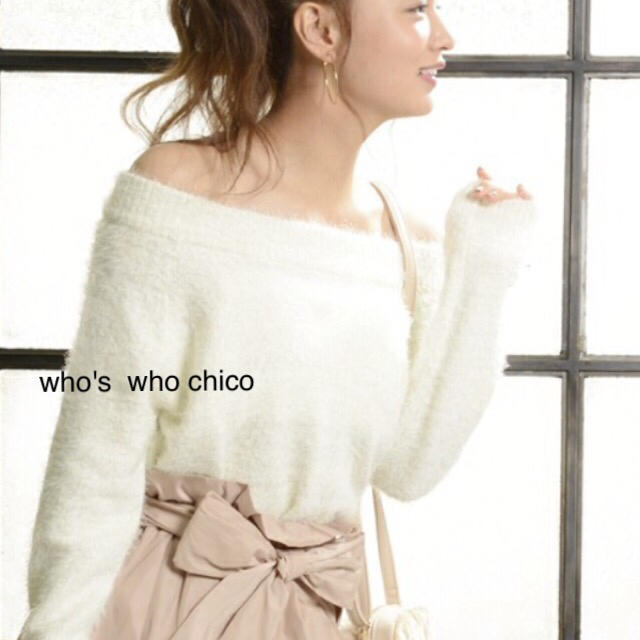 who's who Chico(フーズフーチコ)の新品❁﻿フーズフーチコ  シャギーニット レディースのトップス(ニット/セーター)の商品写真