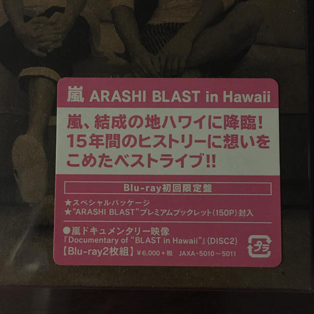嵐(アラシ)の【sato様専用】嵐 ARASHI BLAST in Hawaii ハワイ  エンタメ/ホビーのタレントグッズ(アイドルグッズ)の商品写真