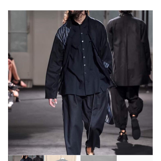 ヨウジヤマモト Yohji Yamamoto チャイナシャツ-