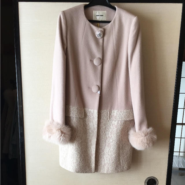 LAISSE PASSE - レッセパッセ レース切り替えコート