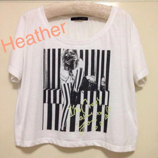 ヘザー(heather)のHeather☆Tシャツ(Tシャツ(半袖/袖なし))