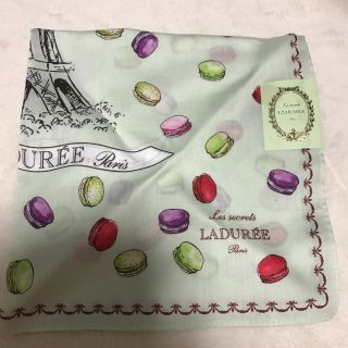 ラデュレ(LADUREE)のラデュレ 新品ハンカチーフ ギフト箱付き(ハンカチ)