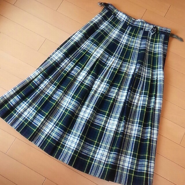 チェック♡ロング巻きスカート レディースのスカート(ロングスカート)の商品写真