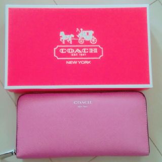 コーチ(COACH)の 美品！coach 長財布(財布)