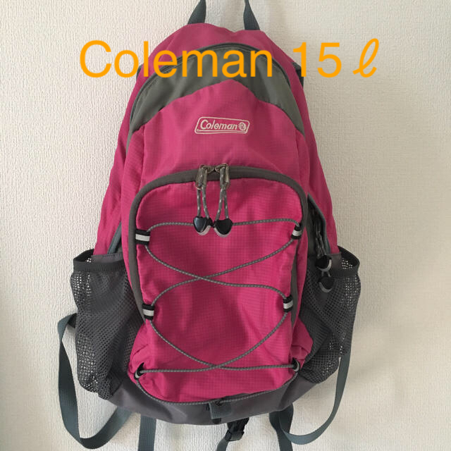 Coleman(コールマン)の■Coleman コールマン のリュック■アウトドア用 山ガールピンク15Lℓ㍑ レディースのバッグ(リュック/バックパック)の商品写真