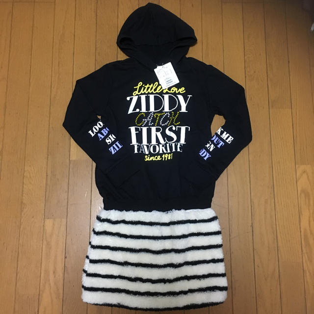 ZIDDY(ジディー)の新品☆ZIDDY/ジディ スカートもこもこワンピース Fサイズ キッズ/ベビー/マタニティのキッズ服女の子用(90cm~)(ワンピース)の商品写真