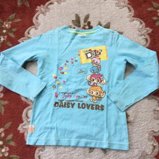 ディジーラバーズ(DAISY LOVERS)の値下げ DAISY LOVERS 長袖Tシャツ 水色 サイズS 140(Tシャツ/カットソー)