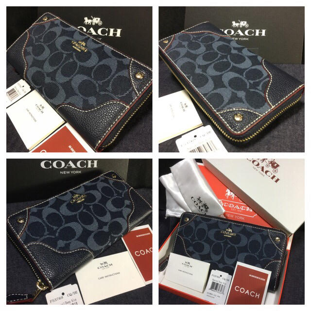 COACH(コーチ)の処分セール❣️新品コーチ ラウンドファスナー長財布F53769プレゼント用 レディースのファッション小物(財布)の商品写真