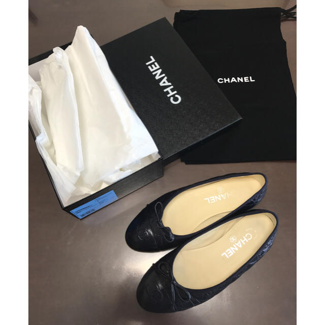 CHANEL - CHANEL フラットシューズ 極美品 超美品 美品 格安 CHANEL - CHANEL フラットシューズ 極美品 超美品 美品 格安