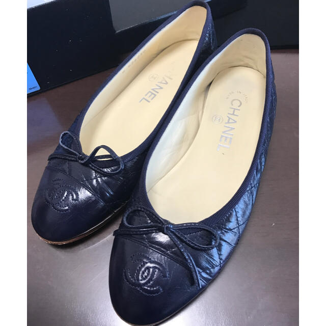 CHANEL - CHANEL フラットシューズ 極美品 超美品 美品 格安 CHANEL - CHANEL フラットシューズ 極美品 超美品 美品 格安