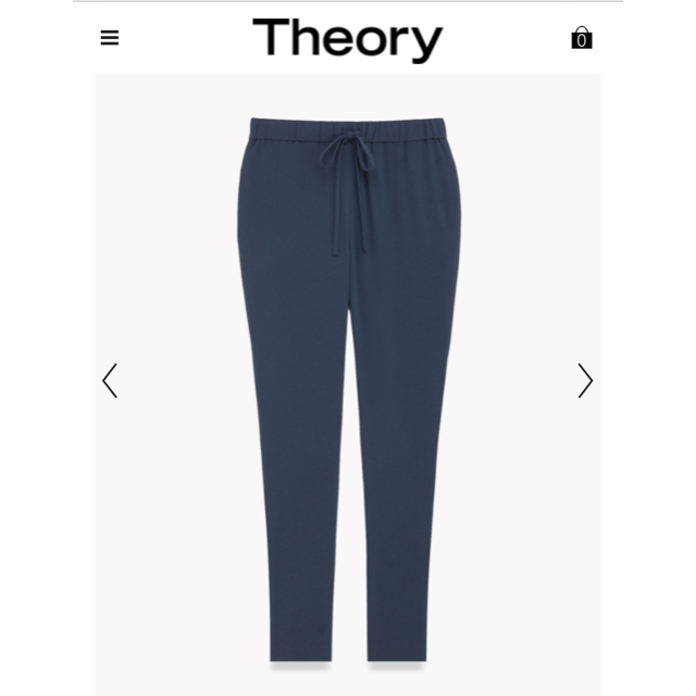 theory(セオリー)の17ss theory 美品 プルオンパンツ  レディースのパンツ(カジュアルパンツ)の商品写真