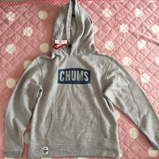 CHUMS(チャムス)のCHUMS グレー パーカー 新品 タグ付き メンズのトップス(パーカー)の商品写真