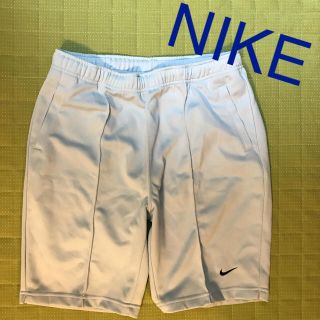 ナイキ(NIKE)のナイキ ジャージ 下 ハーフ トレーニング パンツ レディース 水色(ウェア)