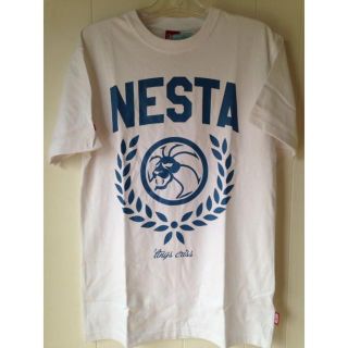 ネスタブランド(NESTA BRAND)の正規品 新品 タグ付き NESTA チャンピオン風Tシャツ白/L(Tシャツ/カットソー(半袖/袖なし))