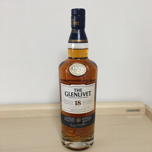 ウィスキーTHE GLENLIVET18年700mlの通販 by アガシ's shop｜ラクマ