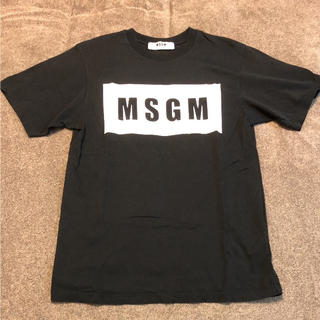 エムエスジイエム(MSGM)の限定値下げ MSGM メンズ ロゴT 黒 XS(Tシャツ/カットソー(半袖/袖なし))