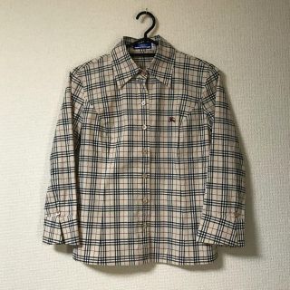 バーバリーブルーレーベル(BURBERRY BLUE LABEL)の☆ 美品 バーバリー ブルーレーベル チェック シャツ ☆(シャツ/ブラウス(長袖/七分))