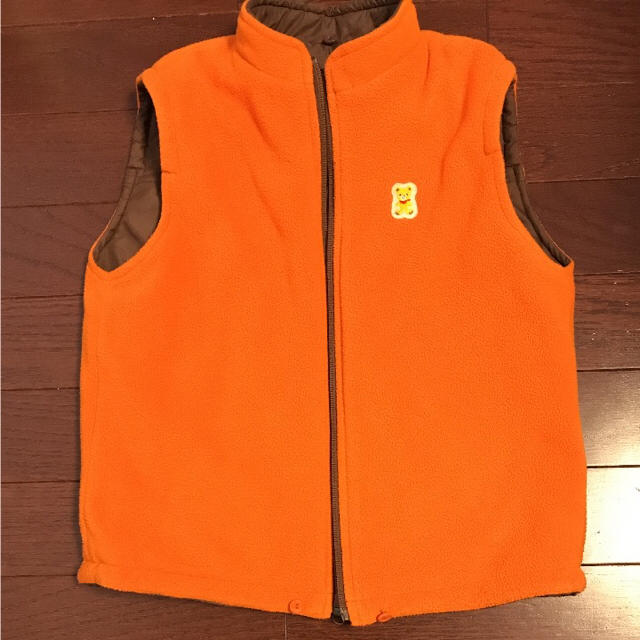 mikihouse(ミキハウス)のmikihouse リバーシブルベスト付き 中綿ジャンパー キッズ/ベビー/マタニティのキッズ服男の子用(90cm~)(ジャケット/上着)の商品写真