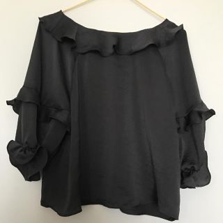 ダブルクローゼット(w closet)のw closet フリルブラウス(シャツ/ブラウス(長袖/七分))