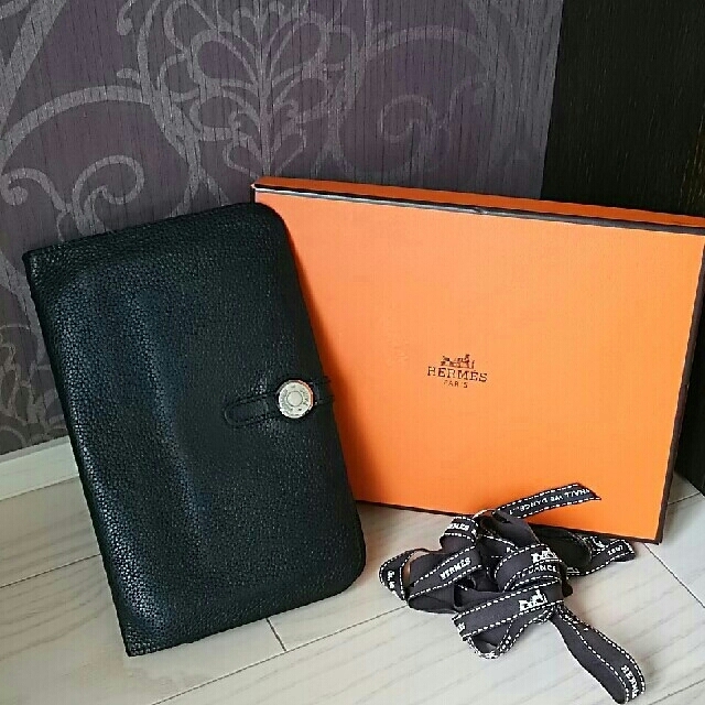 超歓迎 Hermes - かの!エルメス 財布 ドゴン♡人気のブラック♡ 送料