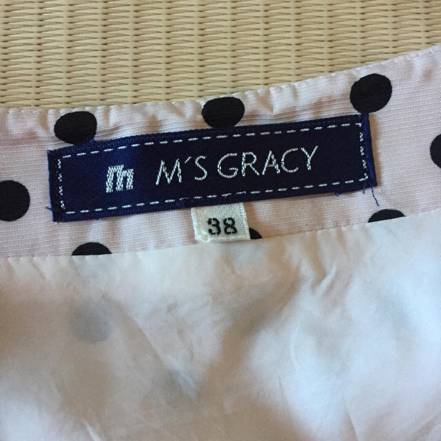 M'S GRACY(エムズグレイシー)のドットスカート レディースのスカート(ひざ丈スカート)の商品写真