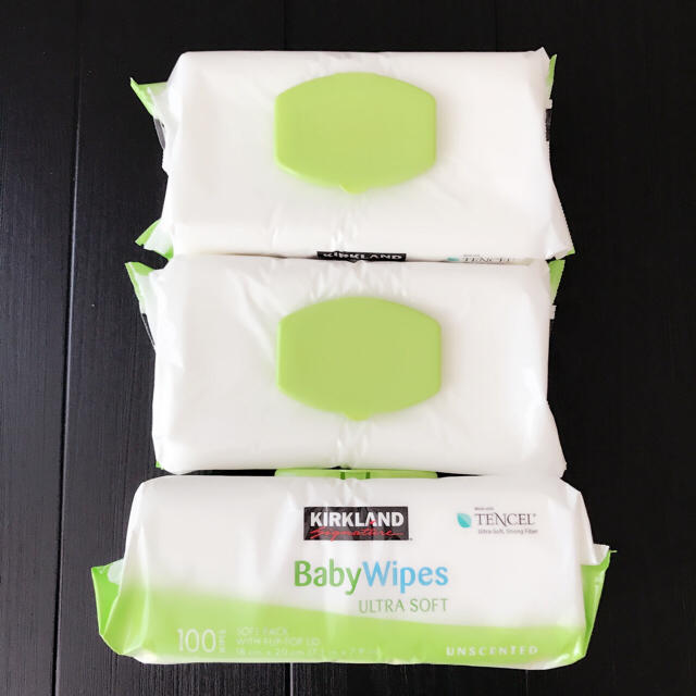 コストコ(コストコ)の新品未使用★お試し★KIRKLAND BabyWipes キッズ/ベビー/マタニティのおむつ/トイレ用品(ベビーおしりふき)の商品写真