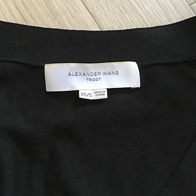 Alexander Wang(アレキサンダーワン)のmn様専用 アレキサンダーワン ニットベスト 黒 ハイゲージ レディースのトップス(ベスト/ジレ)の商品写真