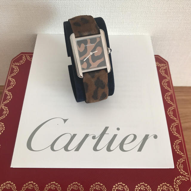 腕時計 Cartier - Cartier TANK  SOLO SM STEEL PANTHER