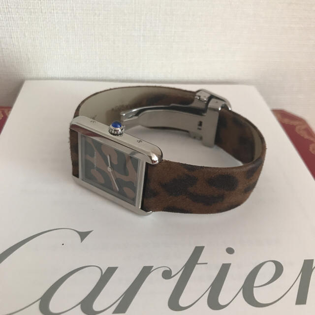 Cartier(カルティエ)のCartier TANK  SOLO SM STEEL PANTHER レディースのファッション小物(腕時計)の商品写真