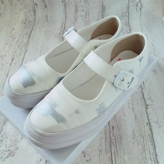 ビュルデサボン(bulle de savon)の厚底ストラップ ペイントシューズ👟(スニーカー)