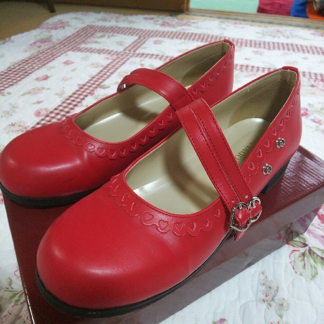 Bodyline Bodyline 赤 ストラップシューズの通販 By まい S Shop Bodyline Bodyline 赤 ストラップシューズの通販 By まい S Shop