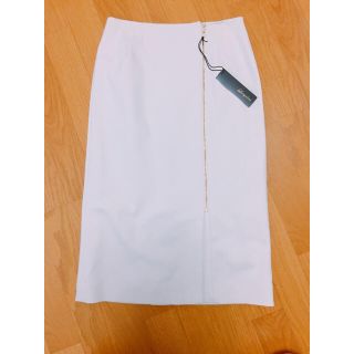 ラウンジドレス(Loungedress)の新品＊loungedress＊タイトスカート＊オフホワイト(ひざ丈スカート)