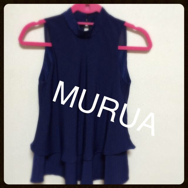 MURUA(ムルーア)のMURUA今季ノースリーブ♡ レディースのトップス(シャツ/ブラウス(半袖/袖なし))の商品写真