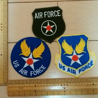 №33 アイロンワッペン ミリタリー U.S.AIR FORCE 送料無料(その他)