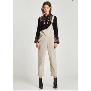 ザラ(ZARA)のZARA コーデュロイ サロペット (サロペット/オーバーオール)