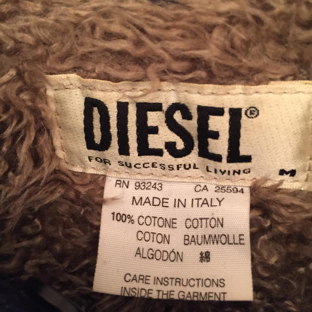 DIESEL(ディーゼル)のDIESEL デニム ファー ジャケット コート メンズのジャケット/アウター(Gジャン/デニムジャケット)の商品写真