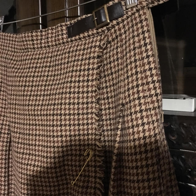 grove(グローブ)の値下。groveグレーンチェックのロングスカート レディースのスカート(ロングスカート)の商品写真