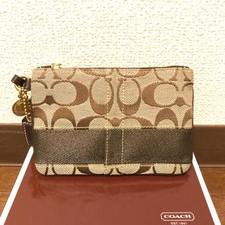 コーチ(COACH)の新品 コーチ ポーチ 小物入れ レディース(ポーチ)