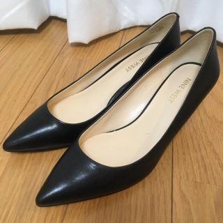 ナインウエスト(NINE WEST)の限定値下★NINE WEST【新品未使用】23.5cm （黒）ベーシックパンプス(ハイヒール/パンプス)