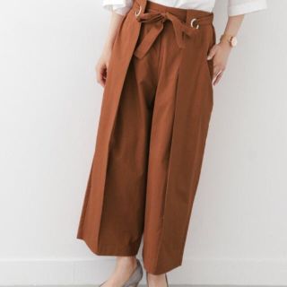 アーバンリサーチ(URBAN RESEARCH)のアーバンリサーチ ハトメワイドパンツ(クロップドパンツ)